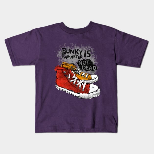 Punky is not dead Kids T-Shirt by rakelittle